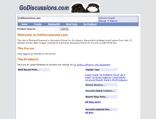 Tablet Screenshot of godiscussions.com